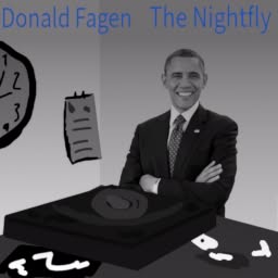 Barack Obama standing in a poorly drawn radio room